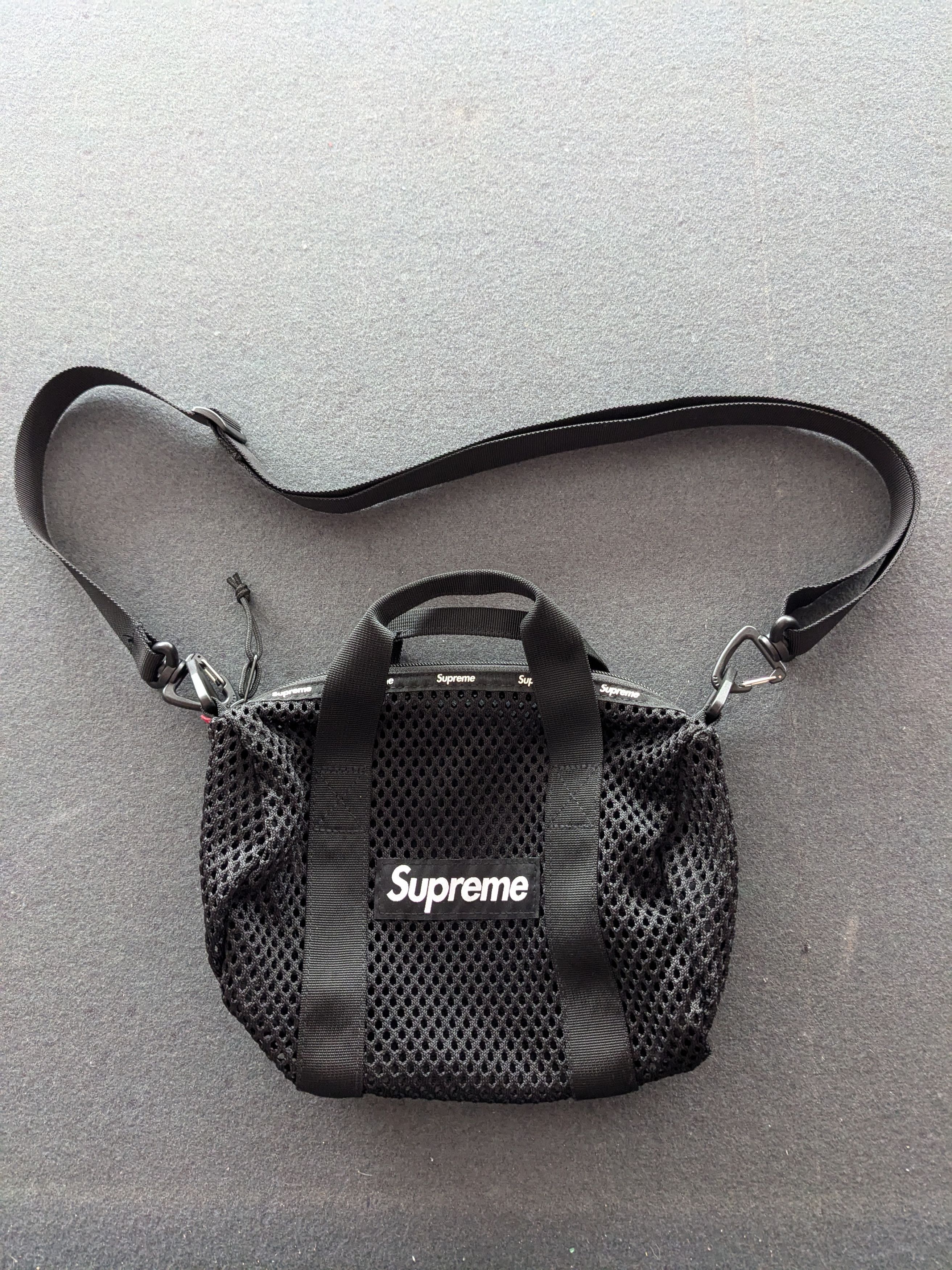 Supreme Mesh Duffle Bag | Grailed