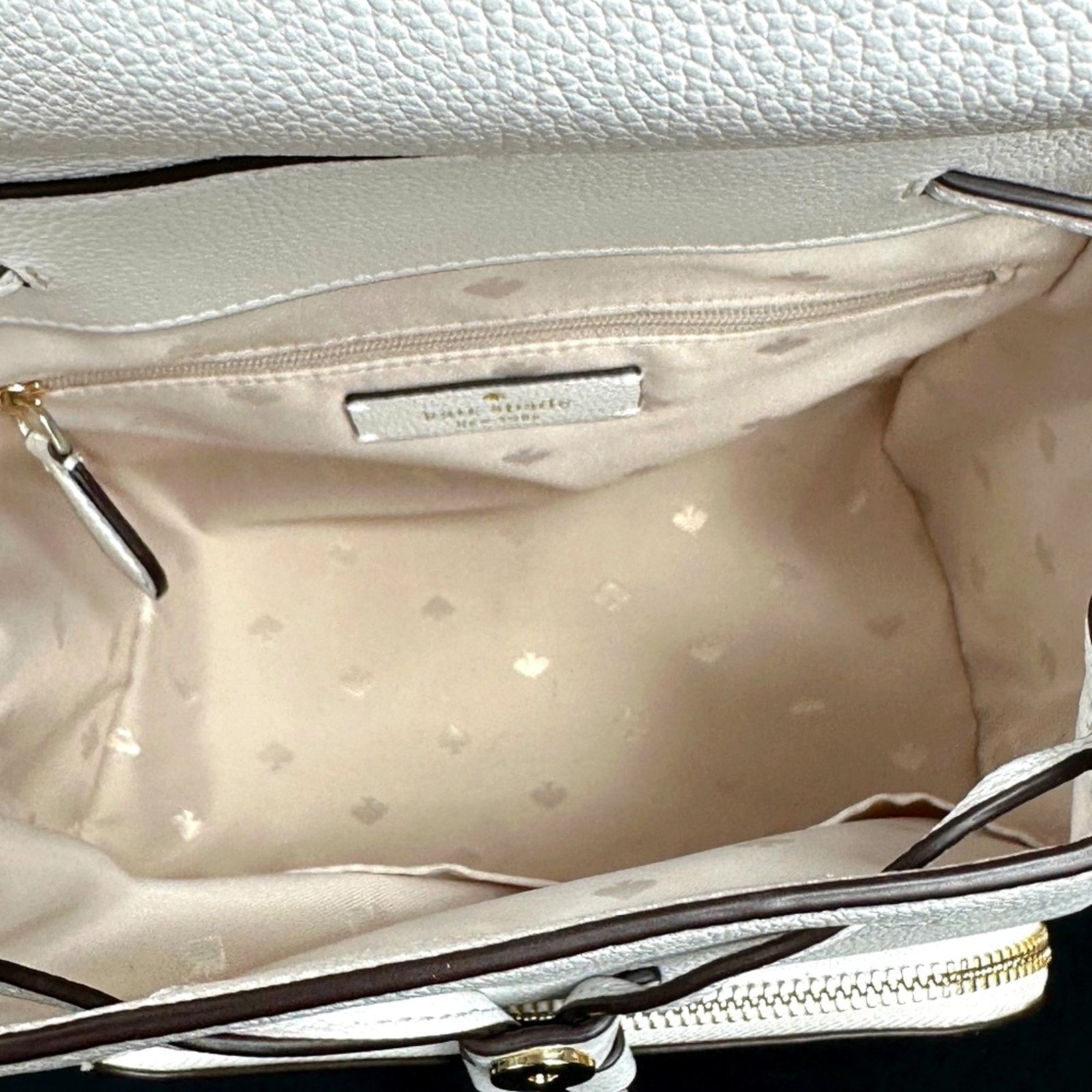 Kate Spade Kate Spade NY Pride Rainbow Darcy White Leather Backpack Size ONE SIZE - 13 Thumbnail
