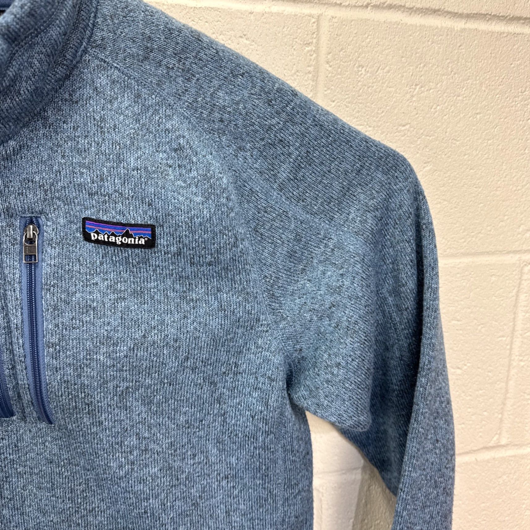 Patagonia Patagonia Better Sweater Mens Small Quarter Zip Blue Knit Outdoor Hiking 25523 Size US S / EU 44-46 / 1 - 6 Thumbnail