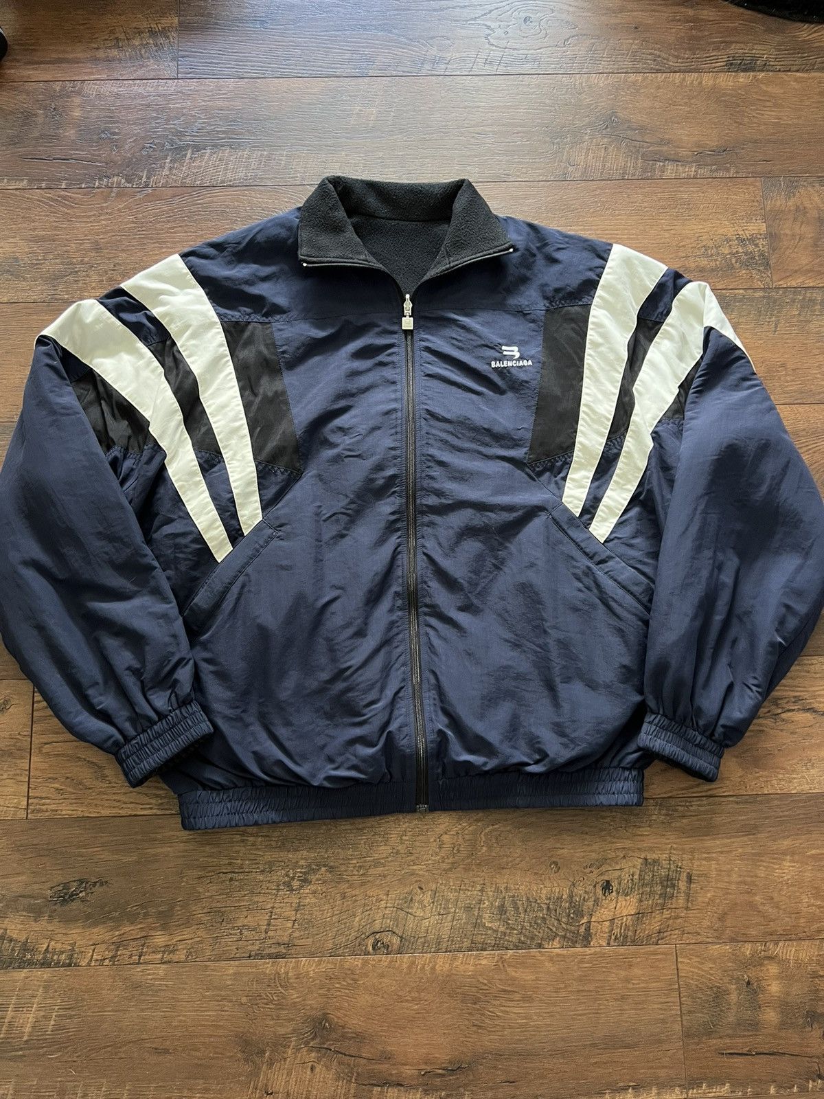 Balenciaga Balenciaga Sporty B Reversible Track Jacket Fleece Grailed