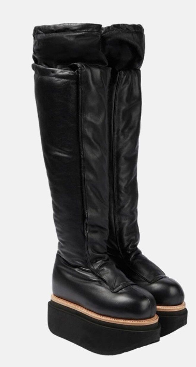 Sacai Sacai Leather Over The Knee Platforms Boots Size eu 39 Size US 9 / IT 39 - 17 Thumbnail