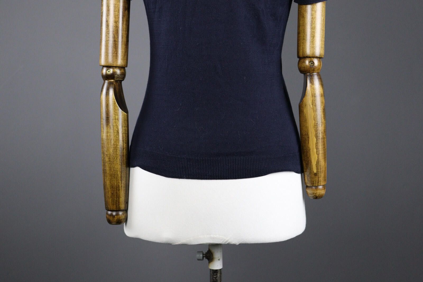 Moncler Moncler Maglia Tricot Girocolo Black Knit Top Sweater Size S Size S / US 4 / IT 40 - 7 Thumbnail