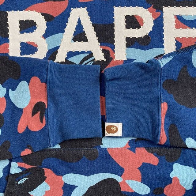Bape Rhinestone BAPE CAMO Pullover Hoodie a bathing ape Size US L / EU 52-54 / 3 - 7 Thumbnail