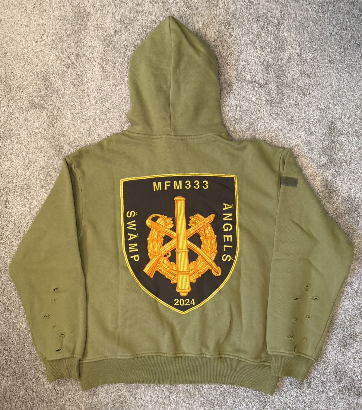 murd333r.fm Murd333r FM Special Ops Hoodie (Green) Size US L / EU 52-54 / 3 - 2 Thumbnail