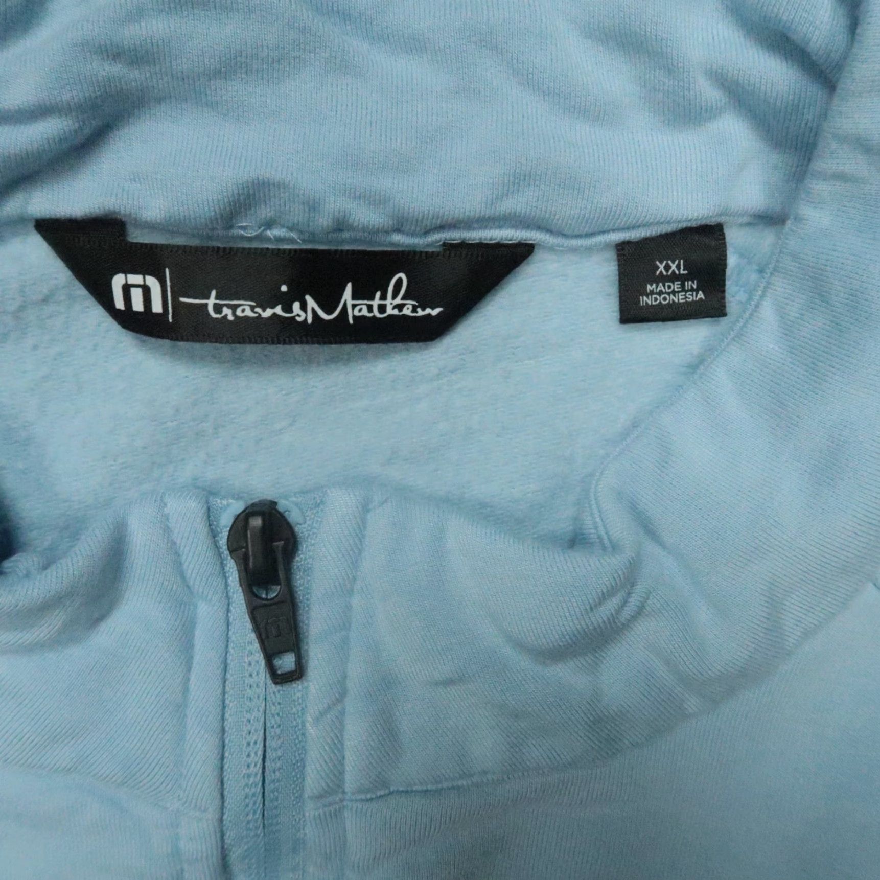TravisMathew Travis Mathew Pullover Mens 2XL Blue Quarter Zip Pockets Casual Activewear Sweater Hoodie Style Golf Gym Running 1/4 Zip Pockets Size US XXL / EU 58 / 5 - 3 Thumbnail