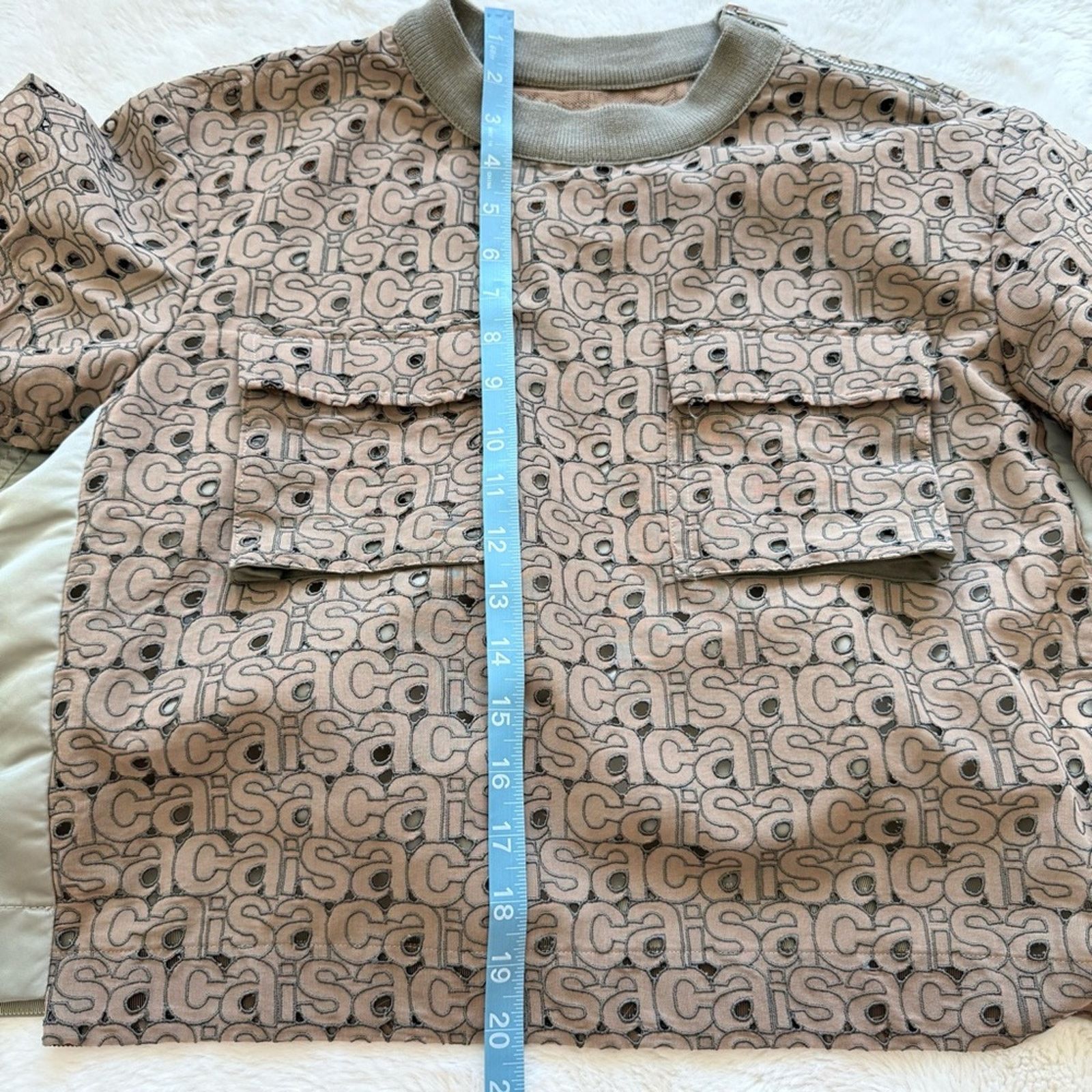 Sacai SACAI women two pieces costume size 2 or M Authentic 3800$ Size 30" / US 8 / IT 44 - 11 Thumbnail