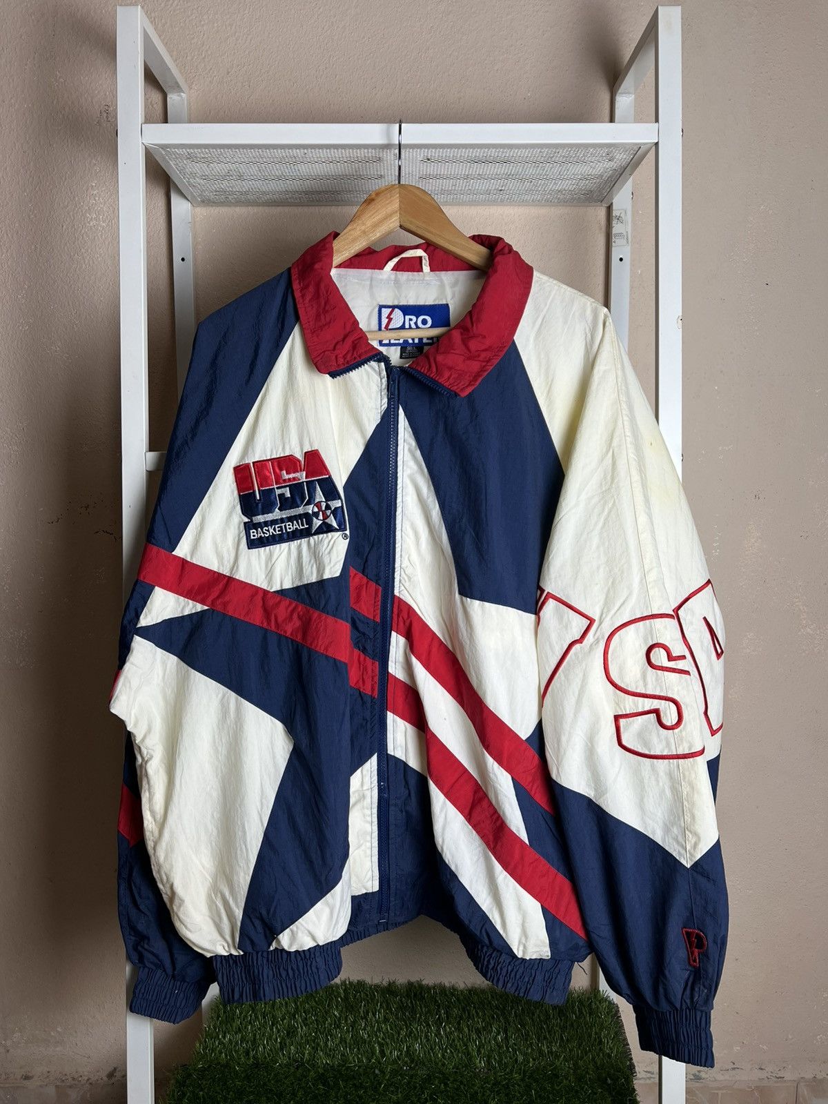 Pro Player × Vintage Vintage Pro Player USA Basketball Baggy Light Jacket Size US XL / EU 56 / 4 - 1 Thumbnail
