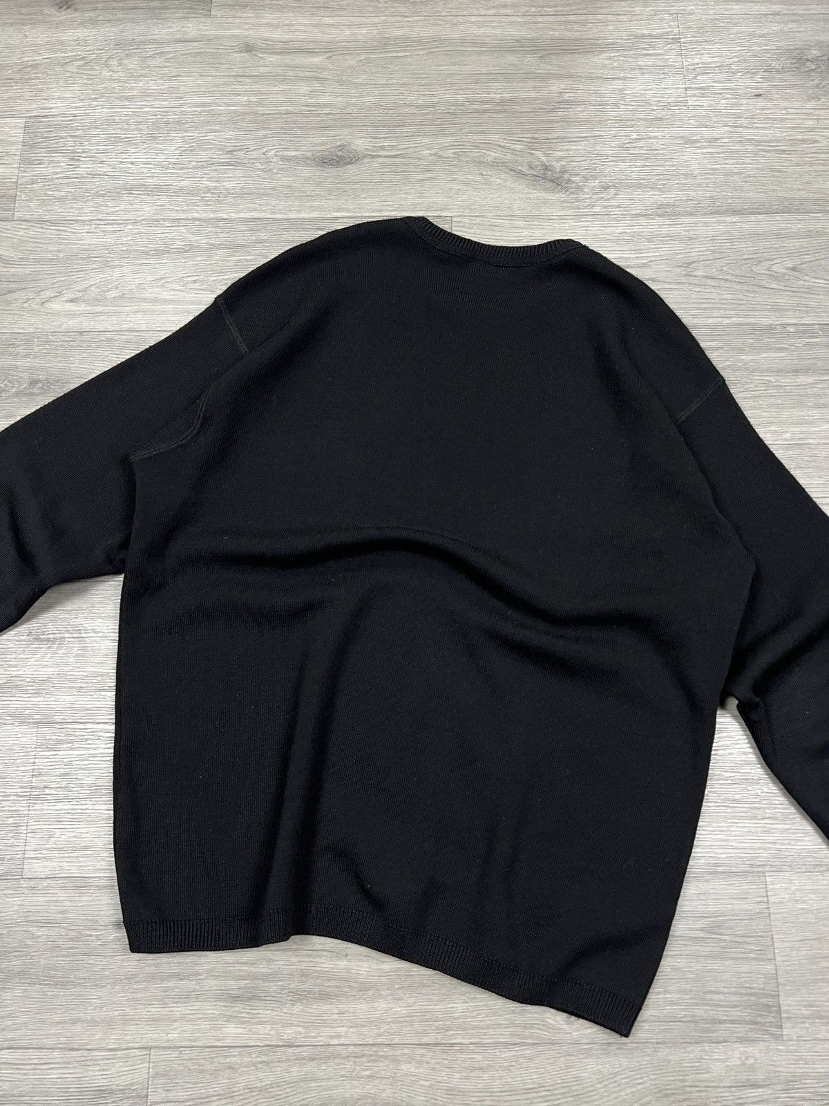 Lacoste Lacoste Vintage Black Wool Knit Sweater Size L Size US L / EU 52-54 / 3 - 10 Thumbnail