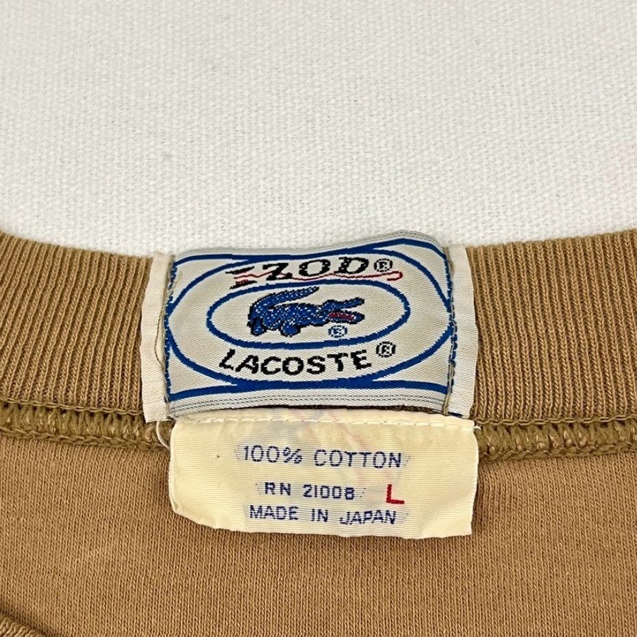 Lacoste VINTAGE Lacoste Sweatshirt Mens L Brown Crewneck Pullover Made in Japan RARE Izod Size US L / EU 52-54 / 3 - 2 Thumbnail
