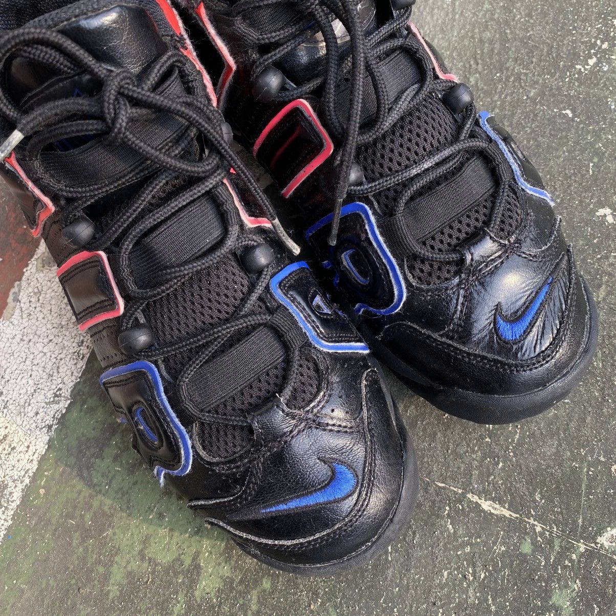 Nike Nike air more uptempo 96 kids electric black bright crimson Size US 6 / IT 36 - 4 Thumbnail