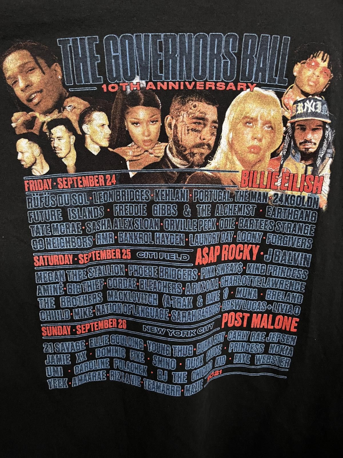 Designer T-shirt Gov ball NYC - 10th Anniversary 2 Sided Tee Size US S / EU 44-46 / 1 - 5 Thumbnail