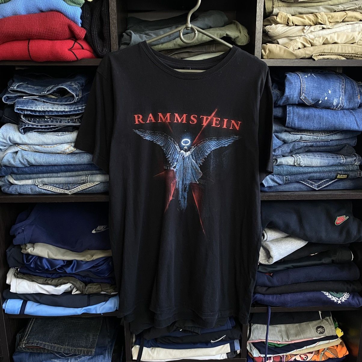 Band Tees Vintage Rammstein Big Graphic Logo Rock Band 90’s tee Size US M / EU 48-50 / 2 - 1 Thumbnail