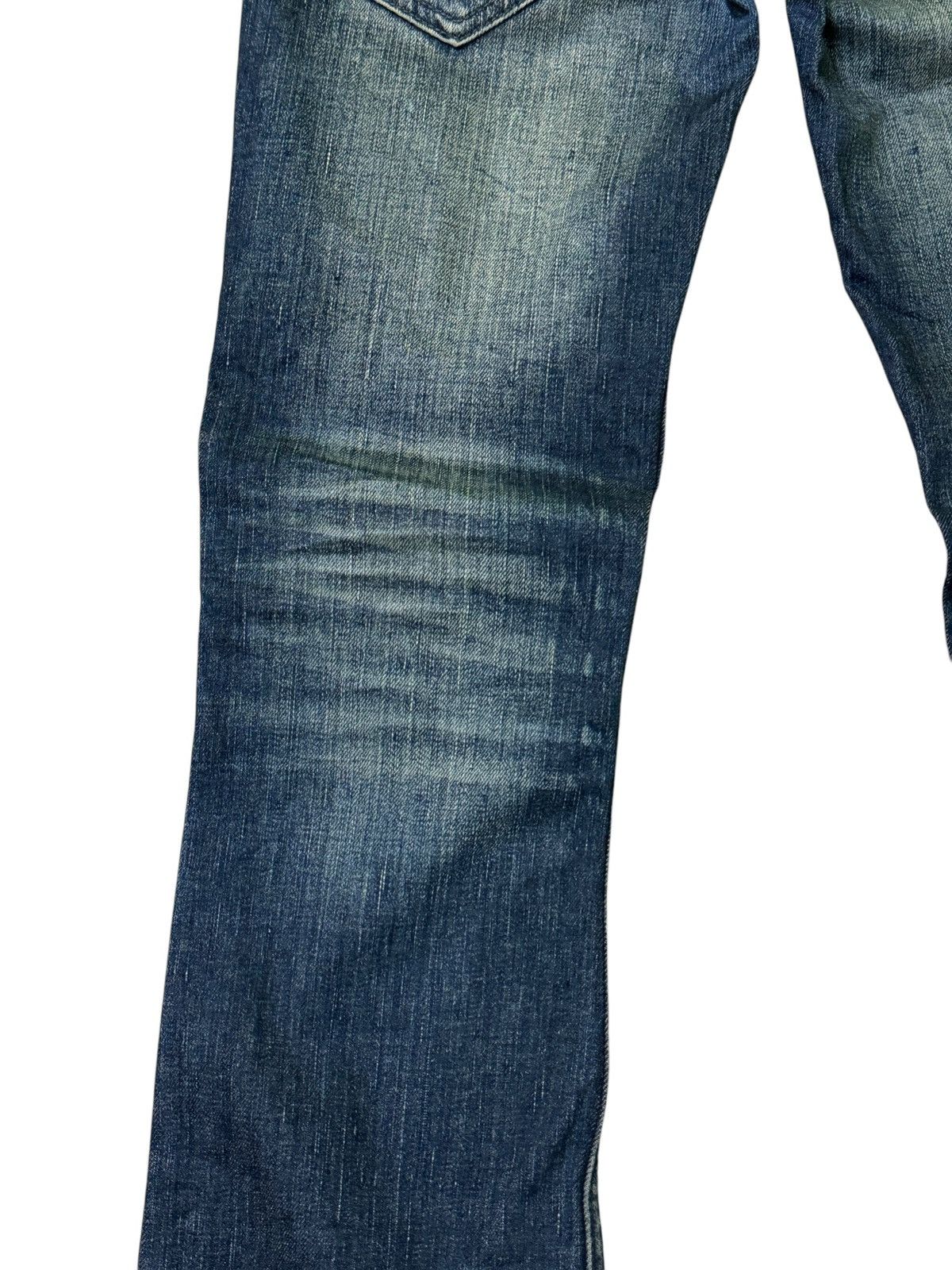 If Six Was Nine Flared Buffalo Jeans Embroidered Distress Low Waist Denim Size US 29 - 13 Thumbnail