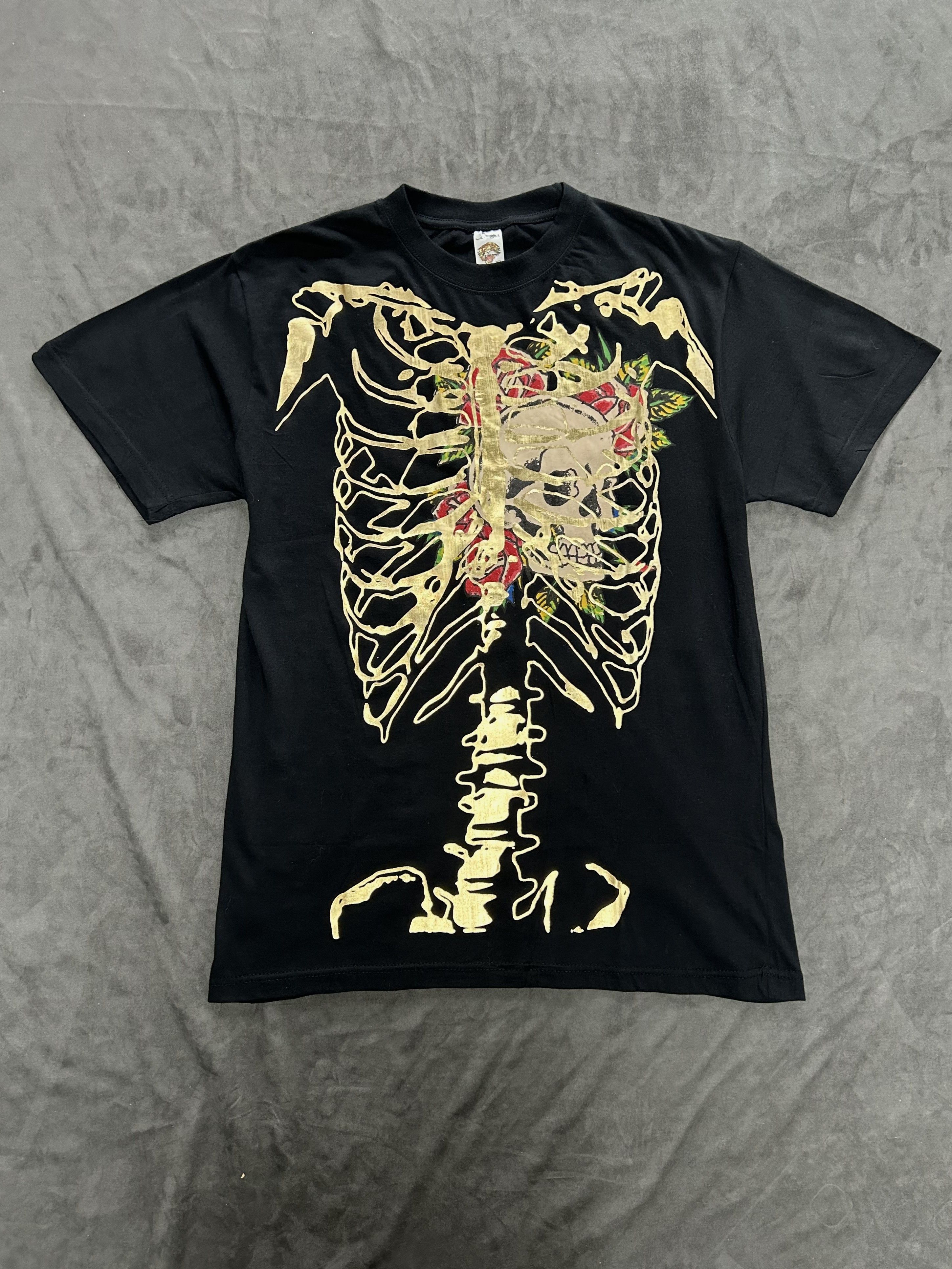Ed Hardy Vintage Ed Hardy Skull Skeleton Print Black T-Shirt Medium Size US M / EU 48-50 / 2 - 1 Thumbnail