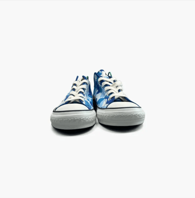 Bape A Bathing Ape ABC Camo Canvas Sneaker Blue Size US 9.5 / EU 42-43 - 5 Thumbnail