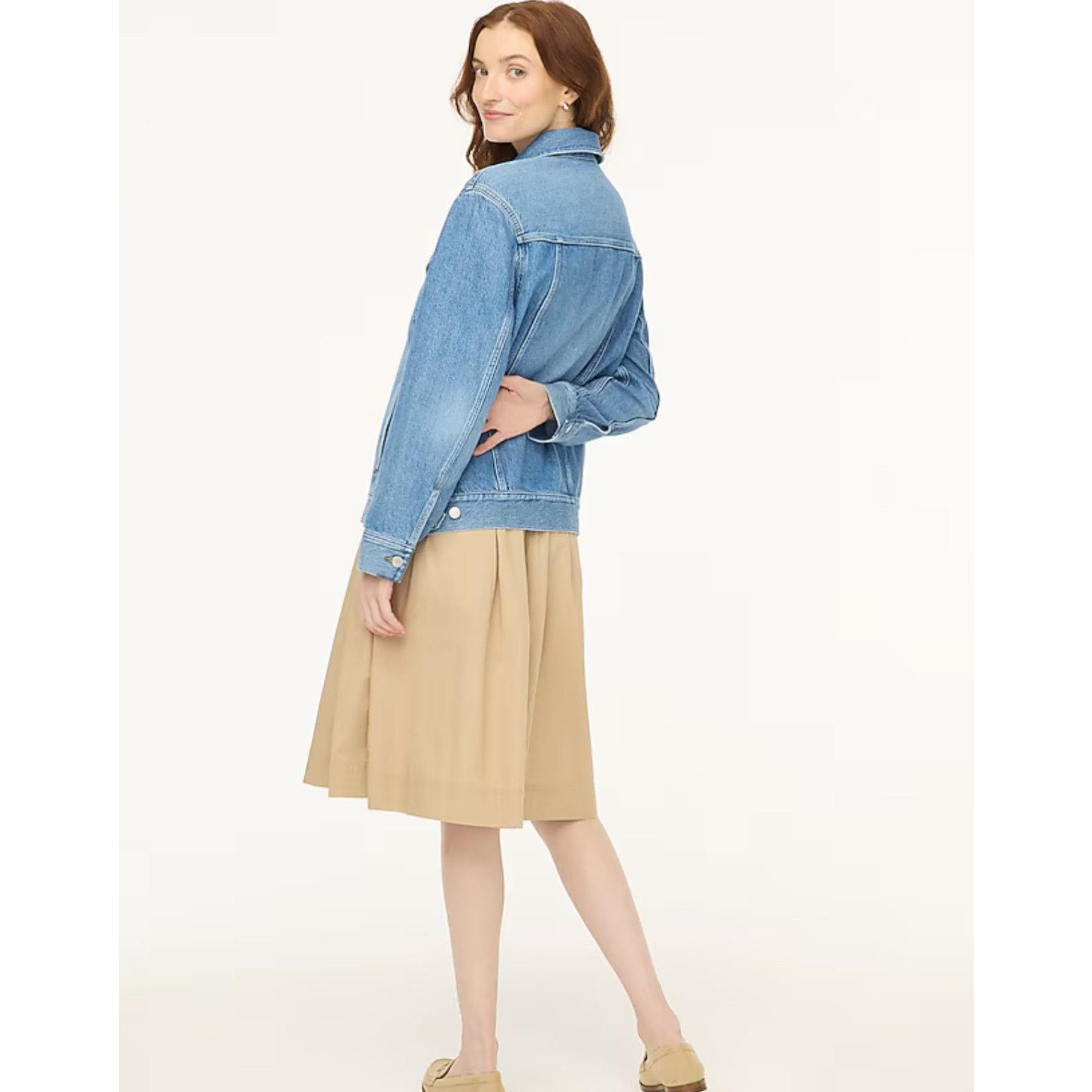 J.Crew NWOT J.Crew Relaxed Denim Jacket Size XL Size XL / US 12-14 / IT 48-50 - 2 Thumbnail