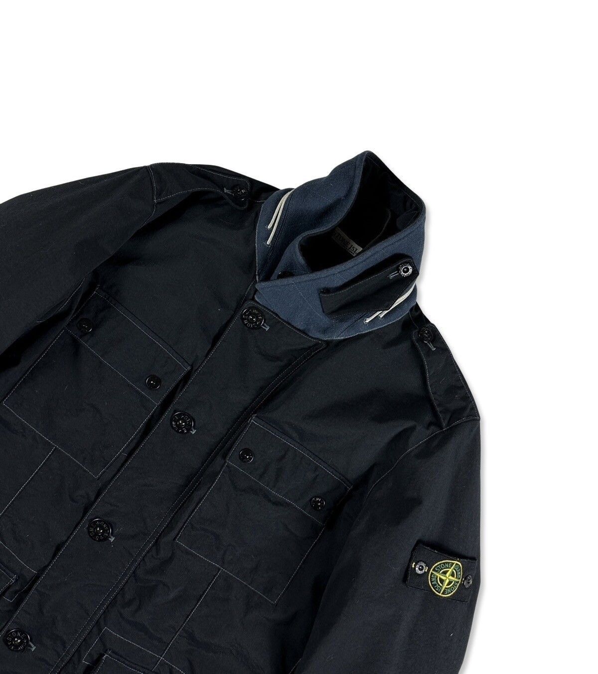 ジャケット・アウター Stone  Reps Nylon Military Jacket Stone Island - Crinkle Reps R-NY Down Jacket | HBX