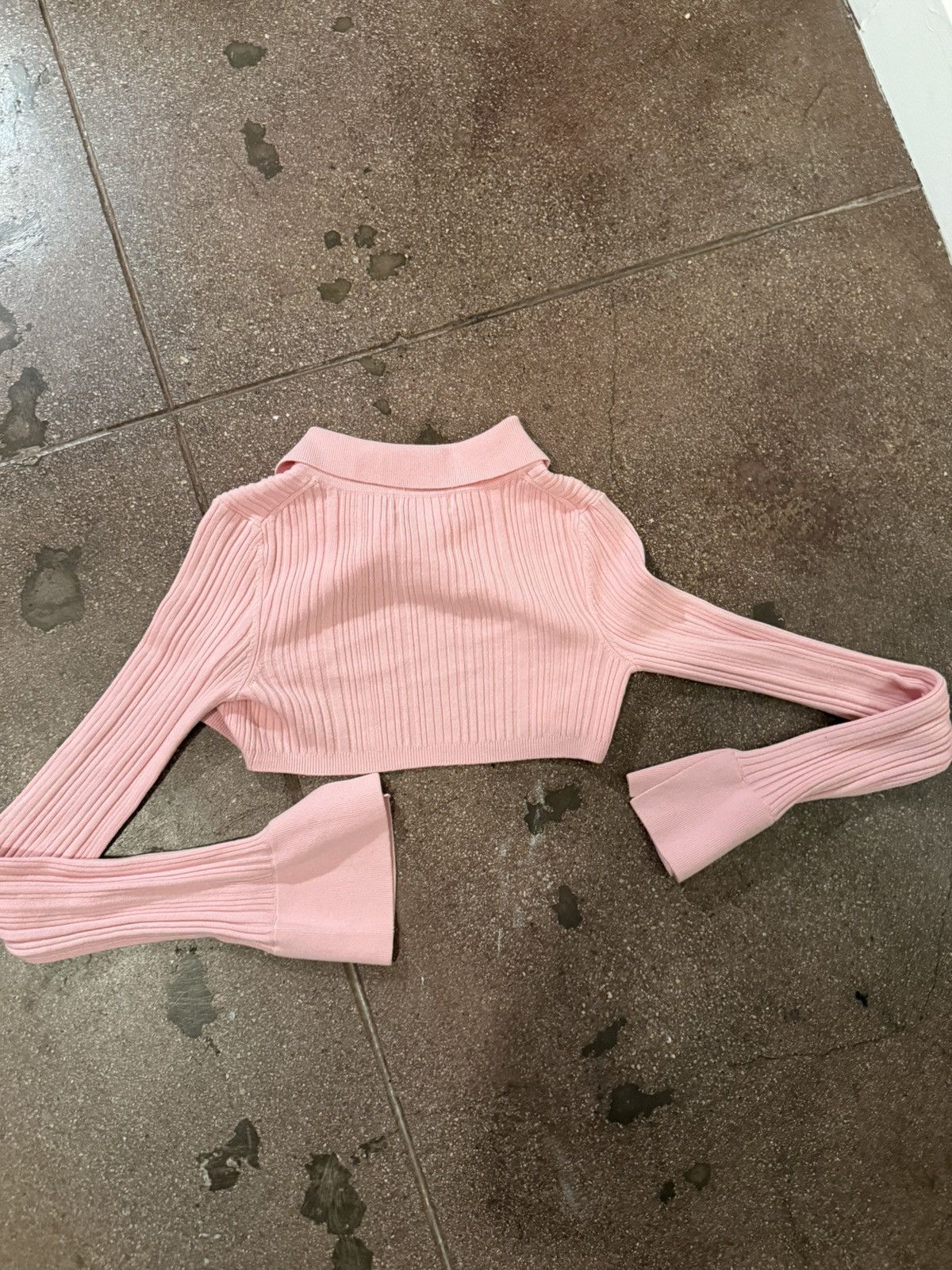 Lovers and Friends Lovers + Friends Gladis Cropped Pink Cardigan Size XS / US 0-2 / IT 36-38 - 3 Thumbnail