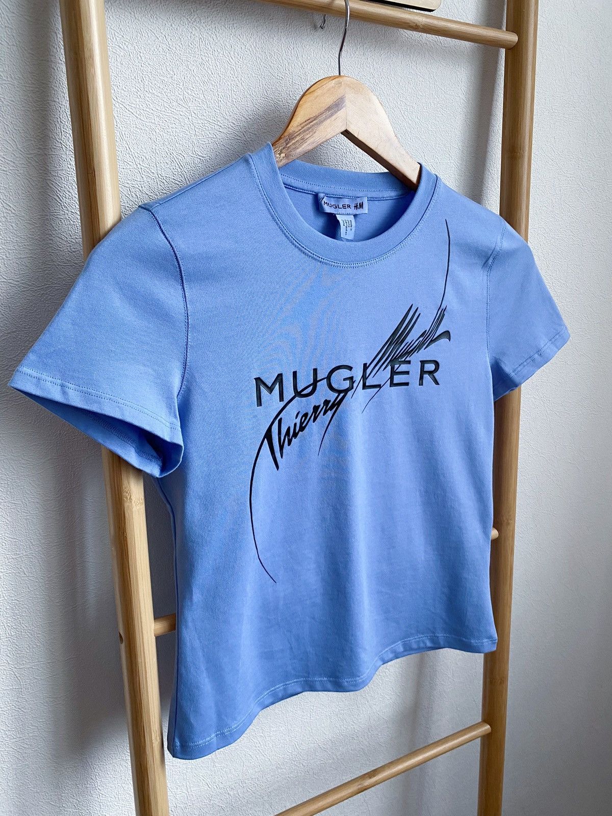 H&M × Mugler × Thierry Mugler Mugler x H&M Printed Fitted T-Shirt Size L Size L / US 10 / IT 46 - 3 Thumbnail
