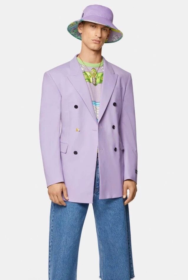 Versace Versace Double-breasted suit suit Size US M / EU 48-50 / 2 - 1 Thumbnail