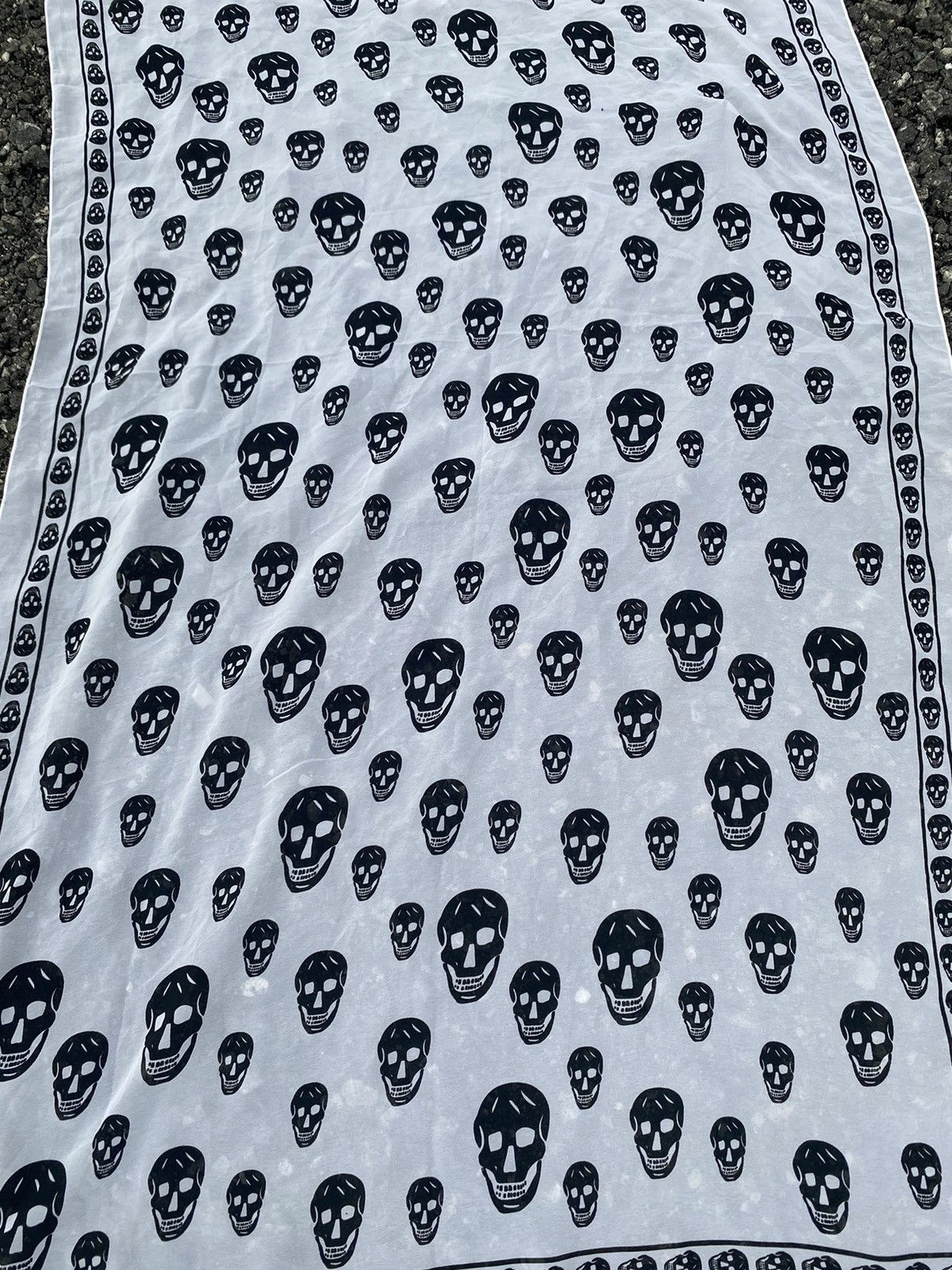Japanese Brand × Vintage Fullprint skull scarf Size ONE SIZE - 2 Thumbnail