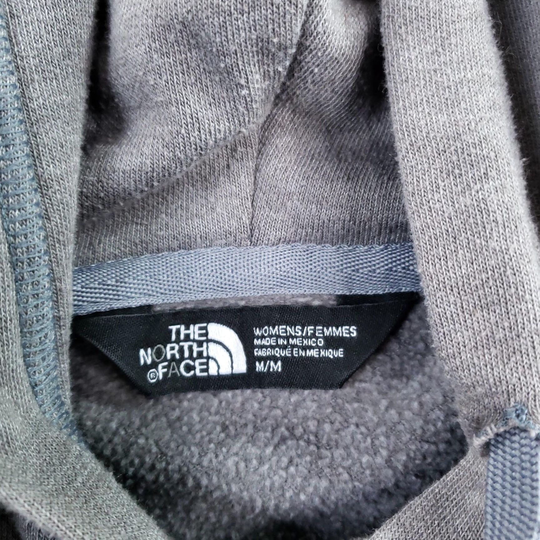 The North Face The North Face Hoodie Womens Medium Gray Pink Logo Fleece Pullover Sweatshirt Size M / US 6-8 / IT 42-44 - 7 Thumbnail