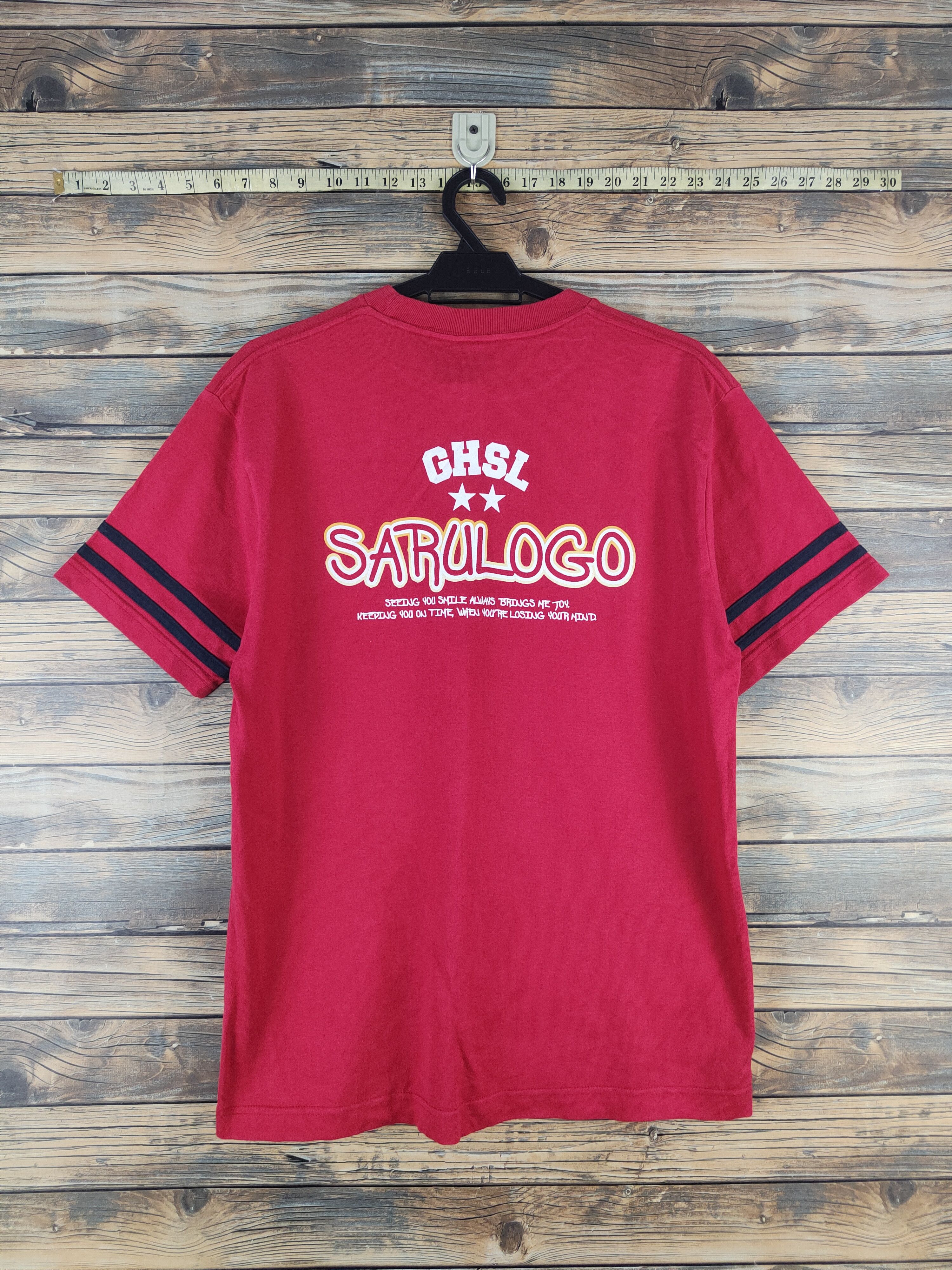 Japanese Brand DL Grass Hither Red Short Sleeve T-shirt #2767 Size US L / EU 52-54 / 3 - 8 Thumbnail