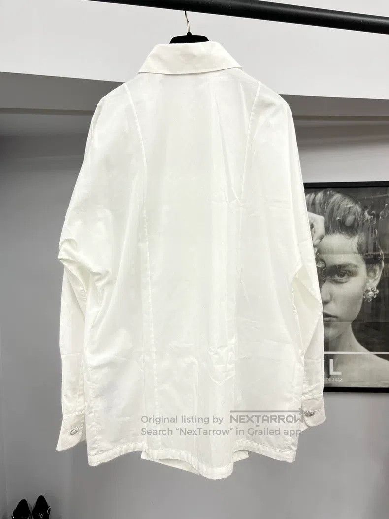 Chanel Chanel White stitched hollow shirt Size XS / US 0-2 / IT 36-38 - 3 Thumbnail