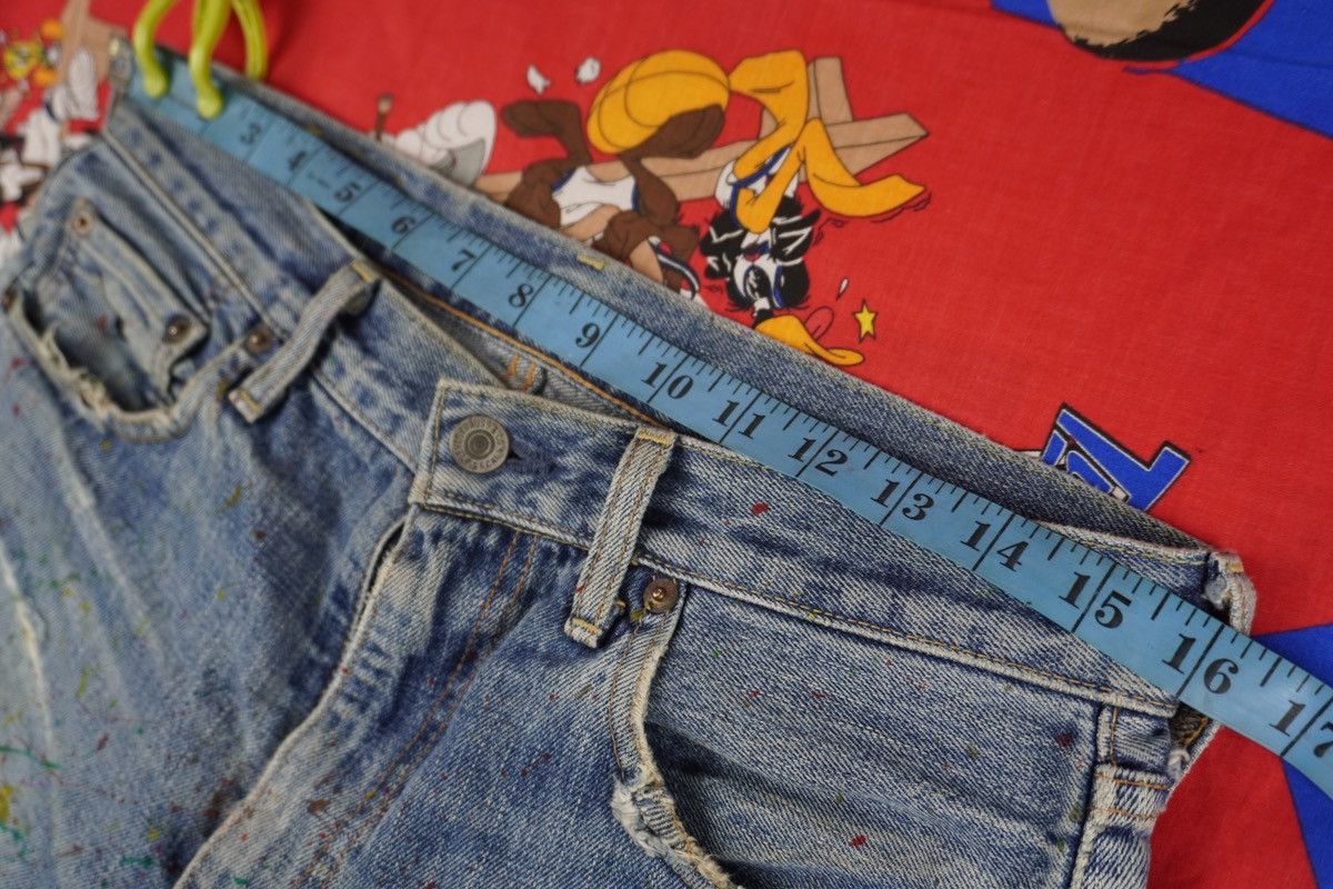Levi's Vintage Clothing VTG Levi's 502 Big E JAPAN Made Painted Splash Distressed Size US 32 / EU 48 - 18 Thumbnail