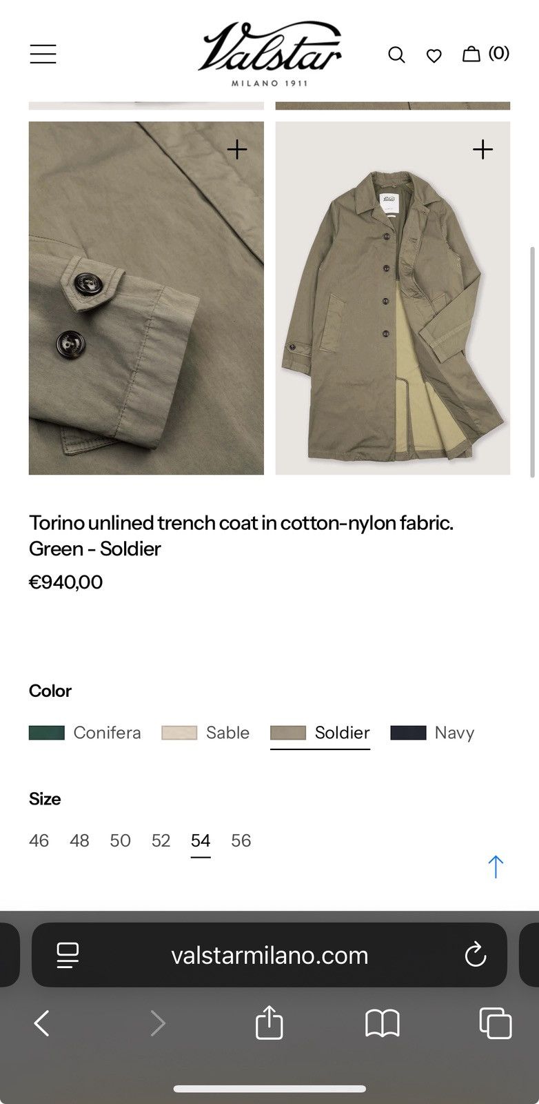 Valstar Valstar Milano waxed Coat 52/L army Barbour Drakes Size US L / EU 52-54 / 3 - 14 Thumbnail