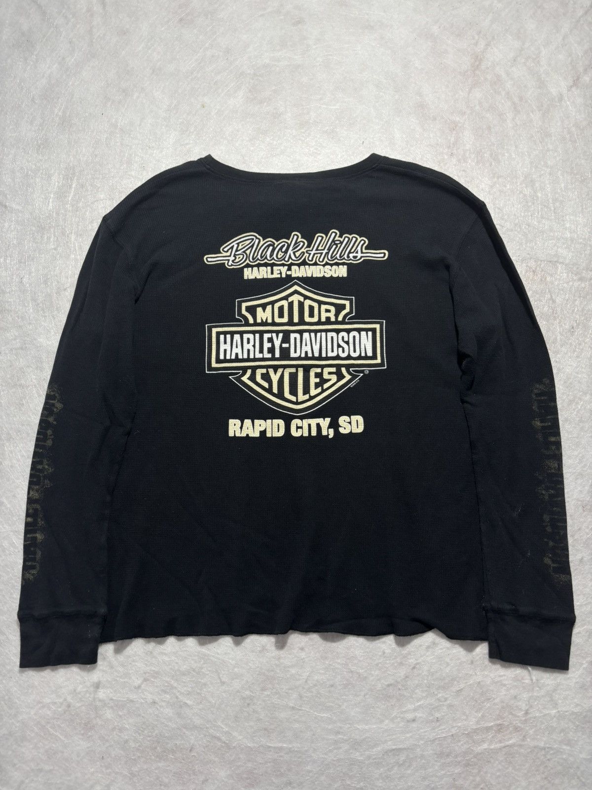 Harley Davidson Vintage Harley Davidson Longsleeve Tshirt Size US L / EU 52-54 / 3 - 2 Thumbnail