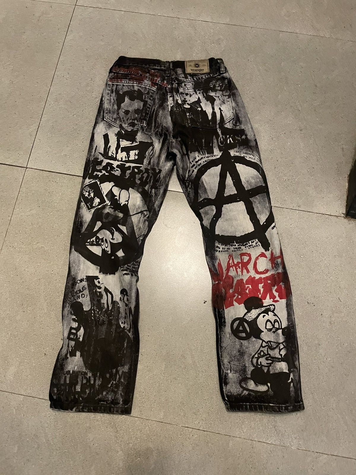 Wrangler Rare Wrangler SEX PISTOLS denim jeans pants size 30 Size US 30 / EU 46 - 7 Thumbnail