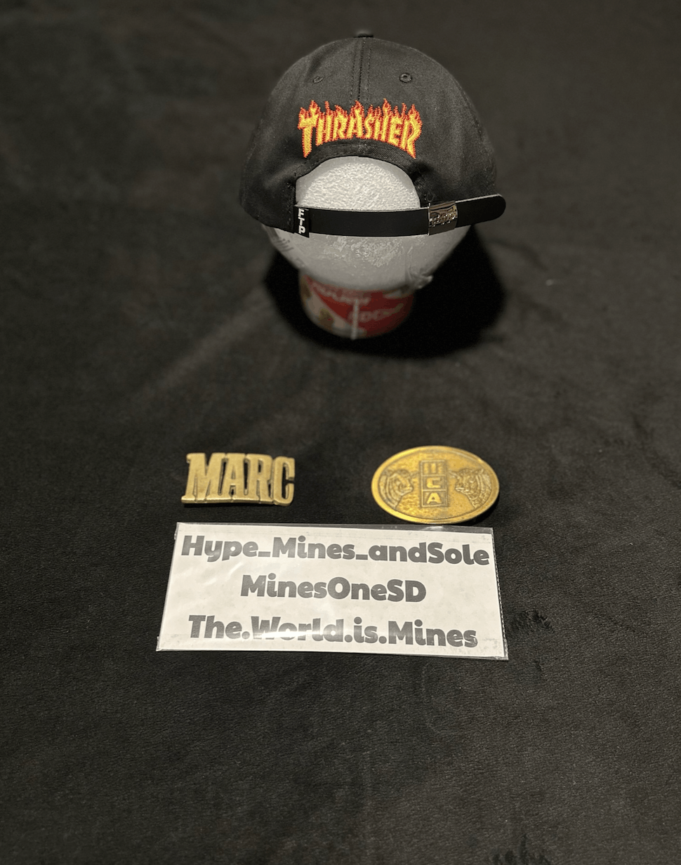 Fuck The Population × Thrasher NEW FTP x Thrasher Logo Hat - Black Size ONE SIZE - 3 Thumbnail