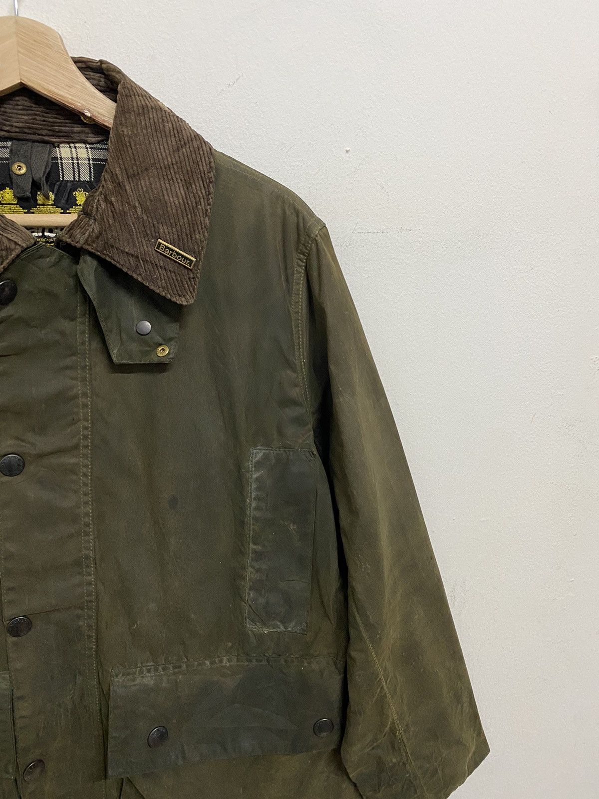 Barbour Barbour Border Waxed C40/102cm Jacket Wax Coat Size US S / EU 44-46 / 1 - 4 Thumbnail