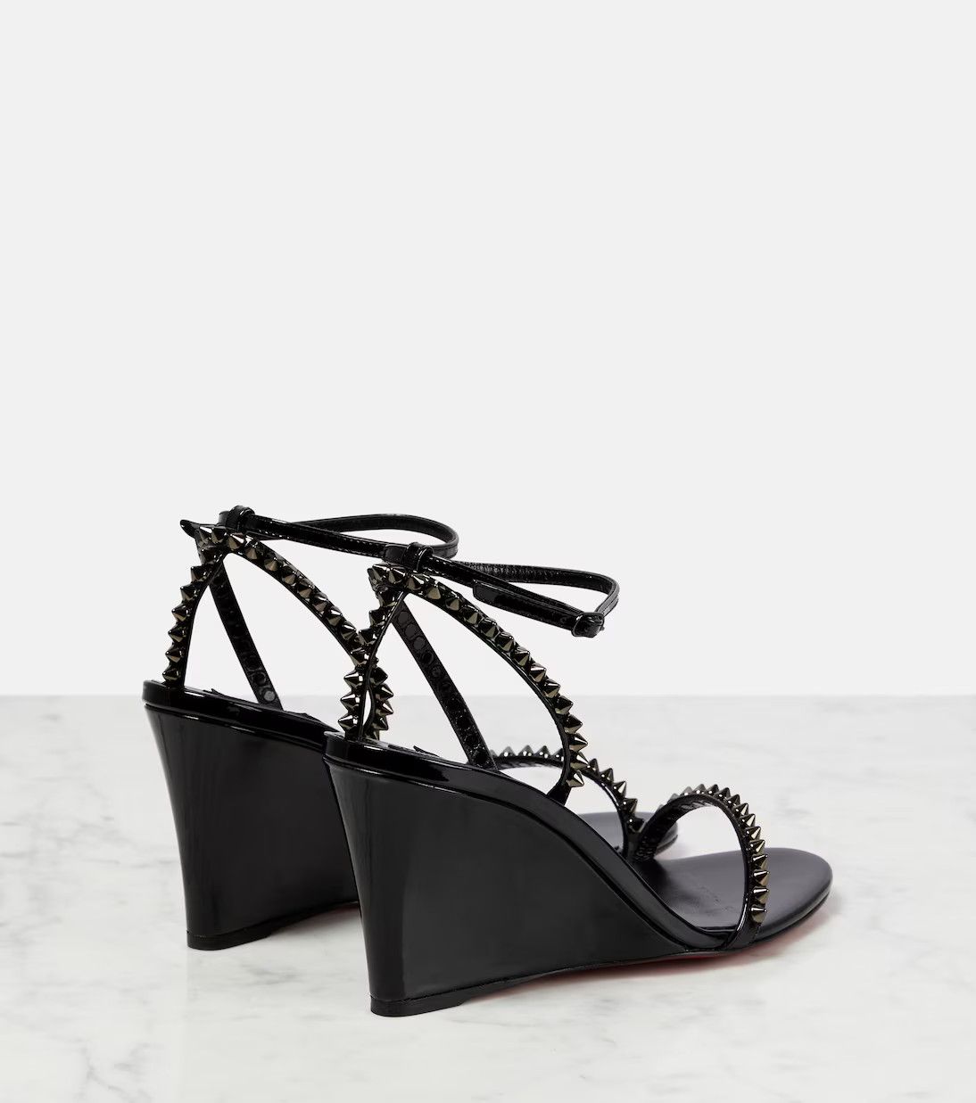 Christian Louboutin o1s1wg110924 So Me Wedge Heeled in Black Size US 5 / IT 35 - 4 Thumbnail