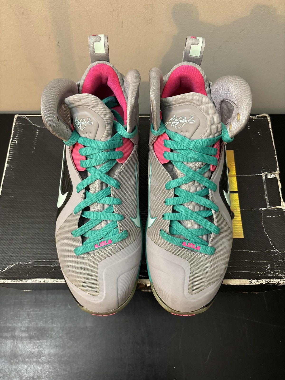Nike Nike Lebron 9 PS Elite South Beach Size US 8 / EU 41 - 2 Thumbnail