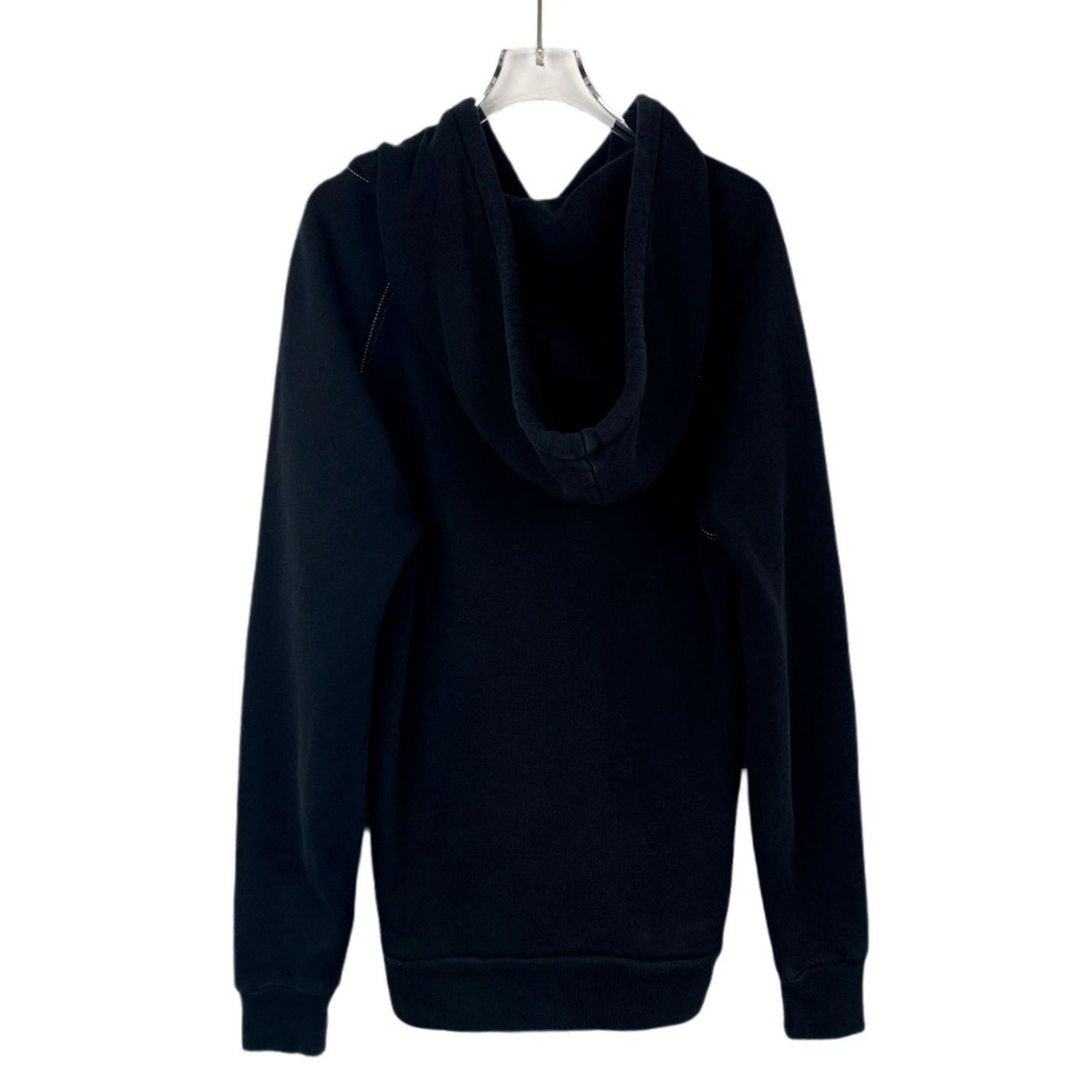 Burberry Burberry Black Cotton Embroidered Logo Hoodie XS Size XS / US 0-2 / IT 36-38 - 9 Thumbnail