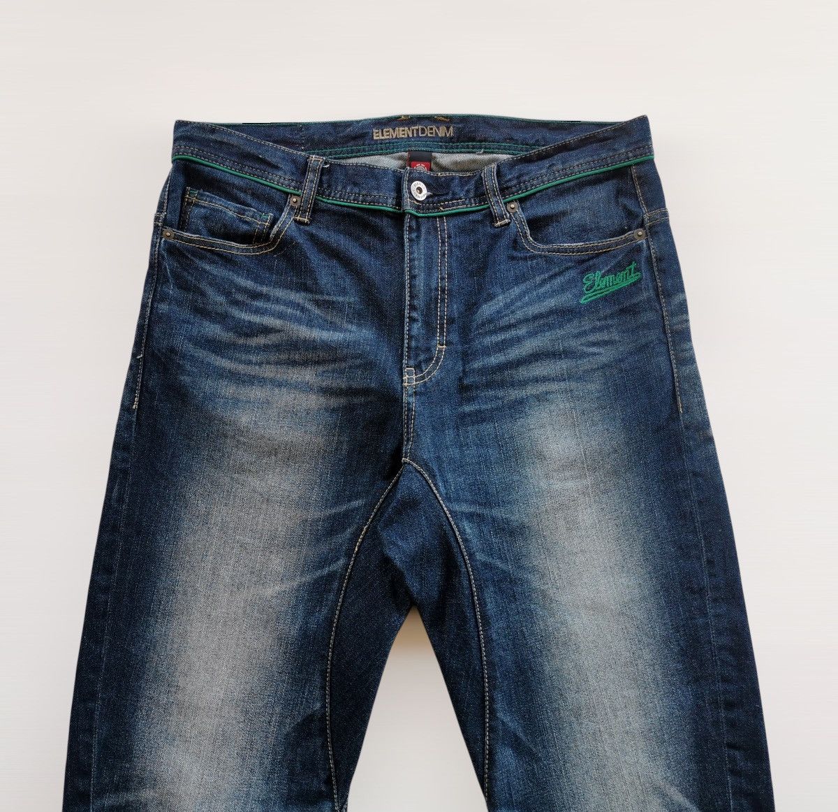 Element Vintage Element Chain Stich Denim Jeans Size US 33 - 2 Thumbnail