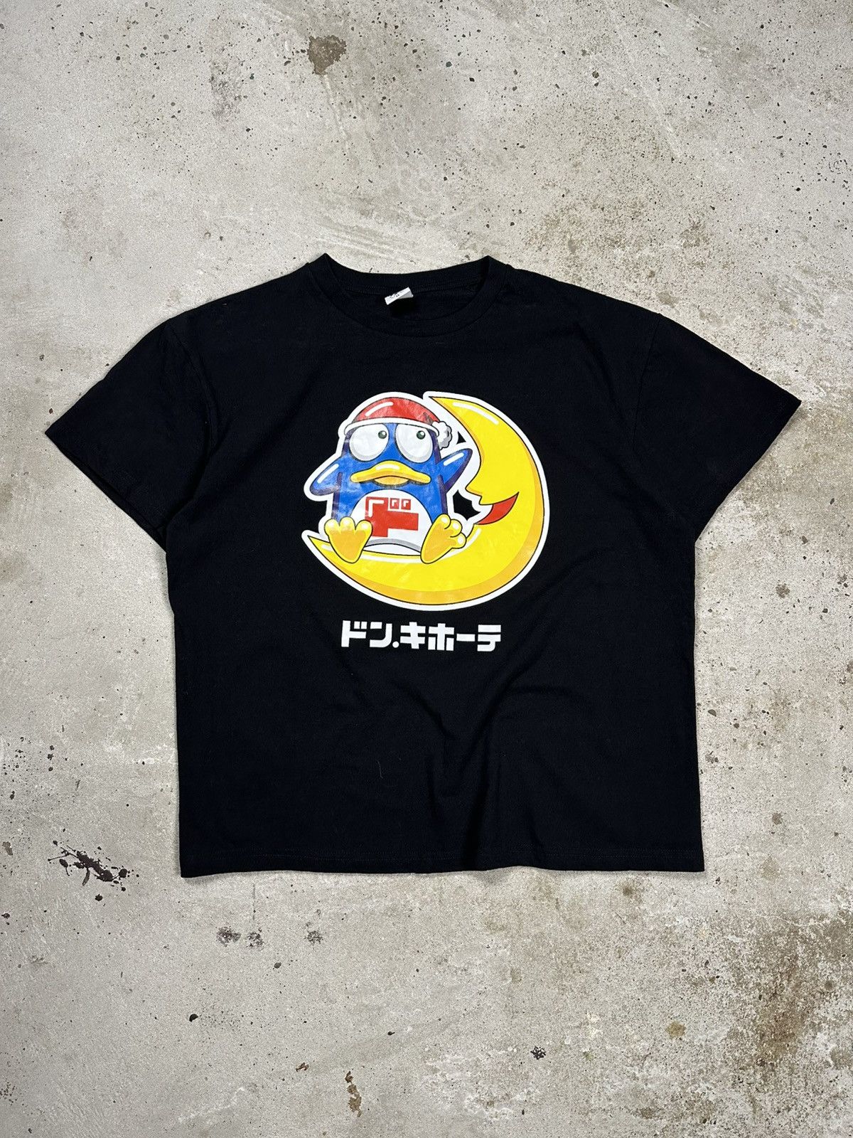 Japanese Brand Don Quijote Donpen Rare Graphic T Shirt Black Tee Size US L / EU 52-54 / 3 - 1 Thumbnail