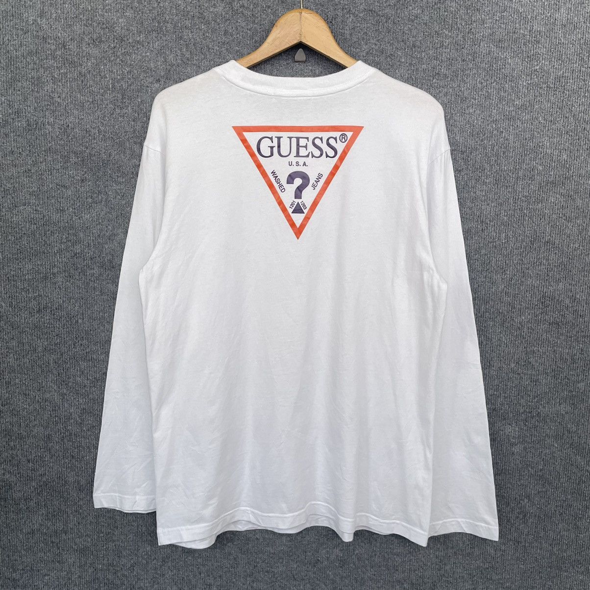 Guess Vintage Guess Big Logo Backhit L/S T Shirt Size US L / EU 52-54 / 3 - 1 Thumbnail