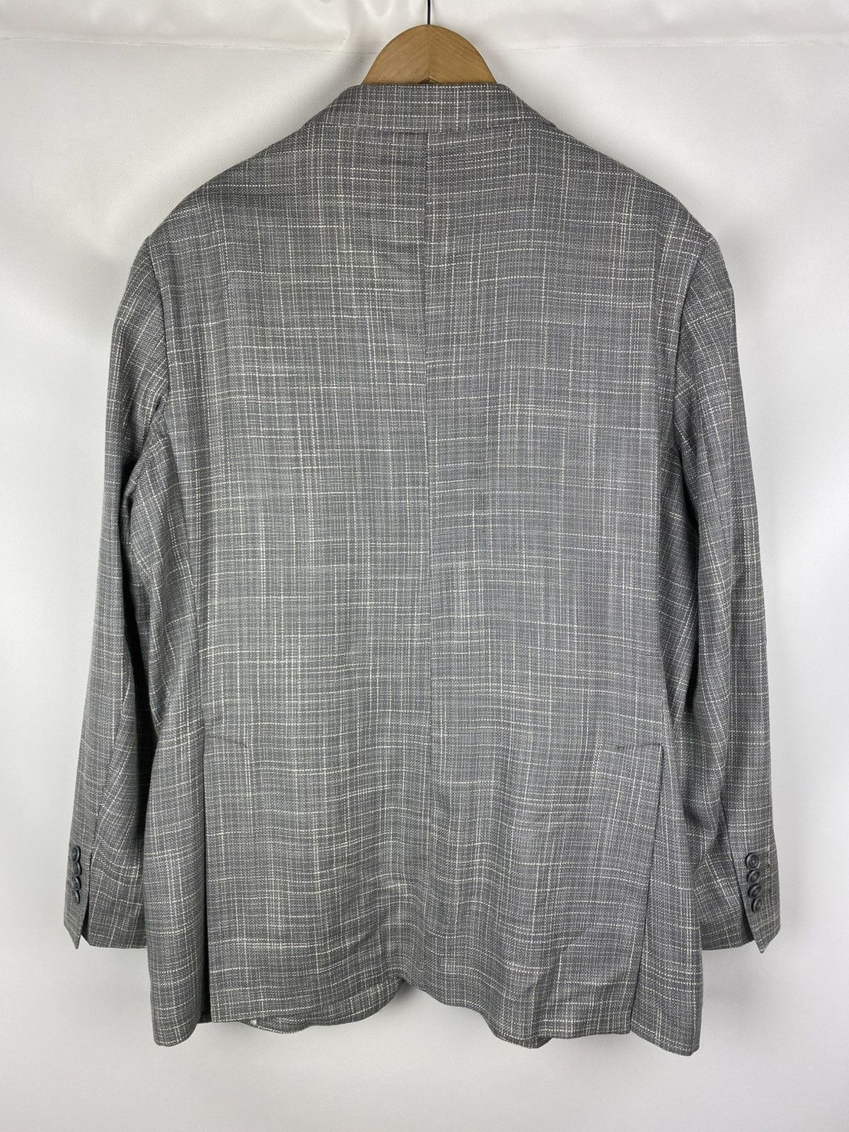 Boggi Boggi Milano Men’s Wool / Silk Blazer Jacket Size 56 / US 46 Size 46R - 13 Thumbnail