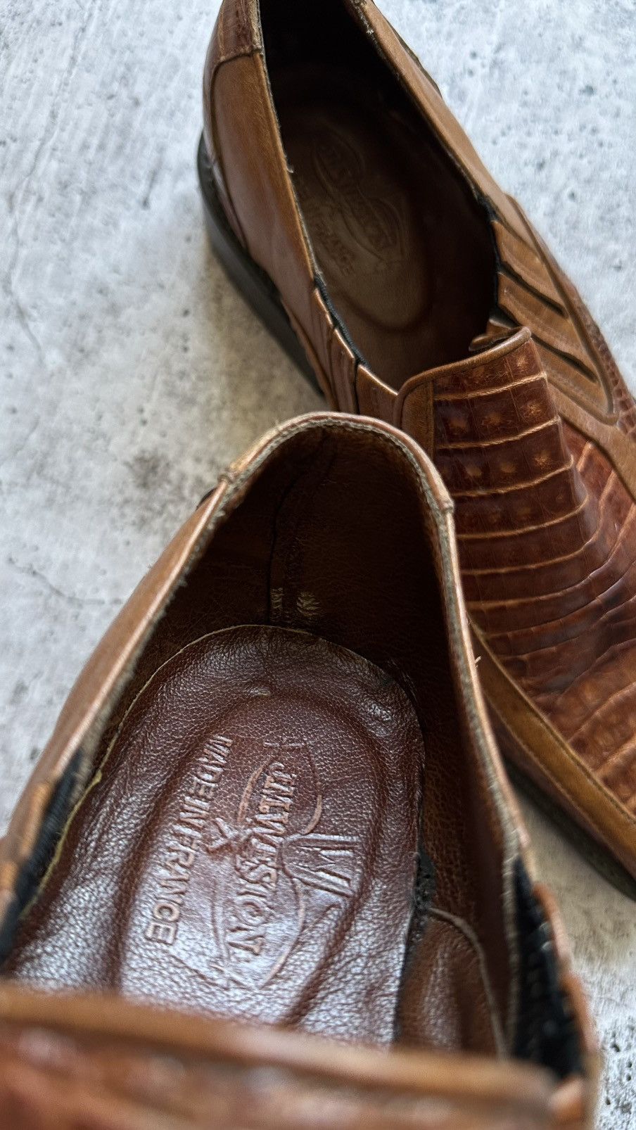 J.M. Weston J.M. Weston Very Rare Vintage Alligator Leather Formal Shoes Size US 8 / EU 41 - 24 Thumbnail