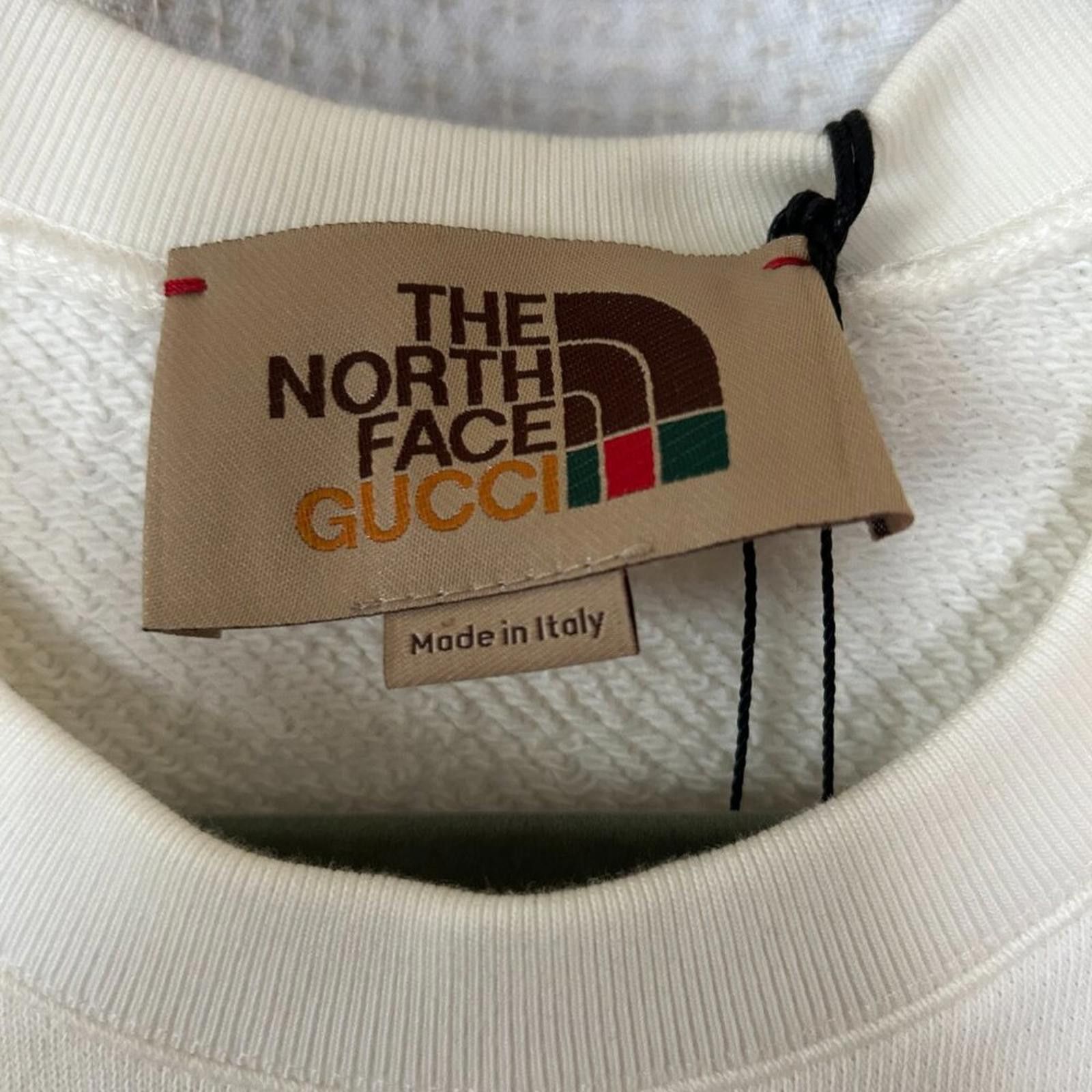 Other NWT Gucci x The North Face Sweatshirt White size S 617964 Size S / US 4 / IT 40 - 5 Thumbnail