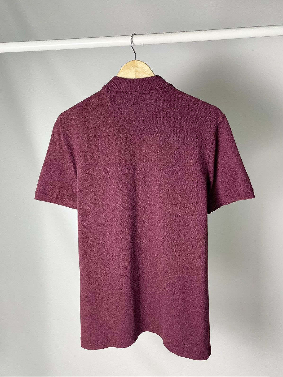 Lacoste Lacoste 🐊 vintage style burgundy golf polo tee t shirt Size US L / EU 52-54 / 3 - 8 Thumbnail