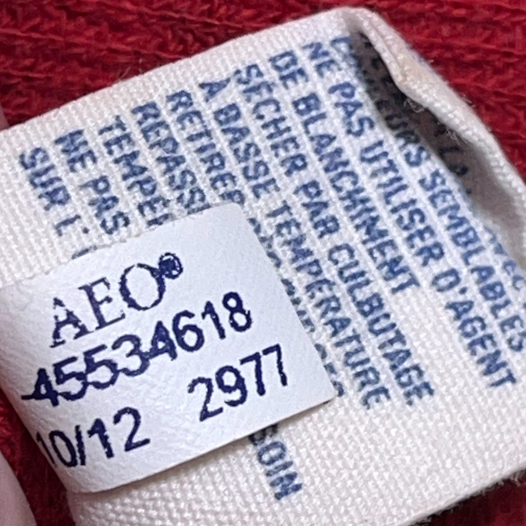 American Eagle Outfitters VINTAGE American Eagle Outfitters Shirt Men XL Red Thermal Waffle Knit Big Logo Bird Graphic T-Shirt Size US XL / EU 56 / 4 - 7 Thumbnail