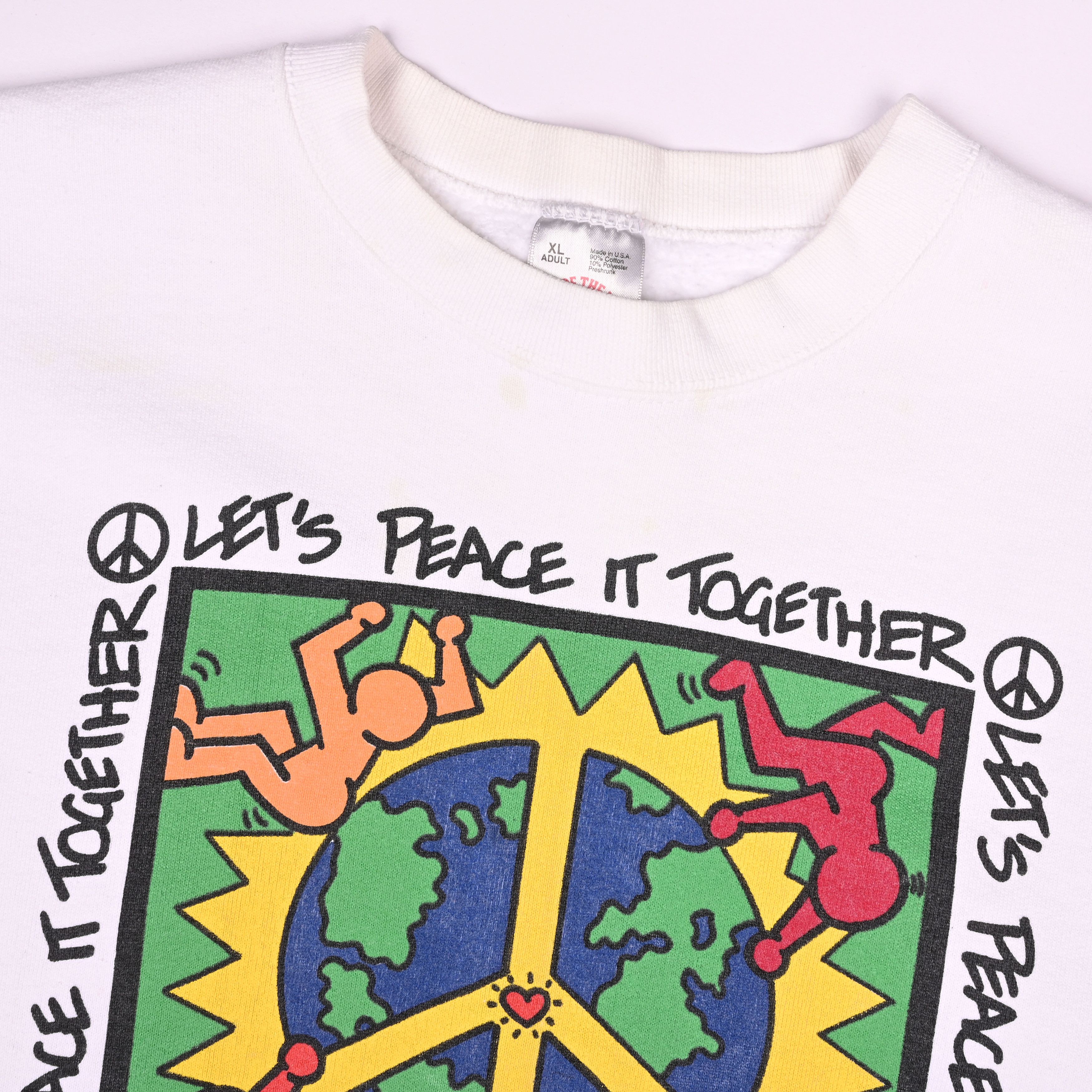 Keith Haring × Vintage Vintage Keith Haring Sweatshirt – 1993 Size US XL / EU 56 / 4 - 4 Thumbnail