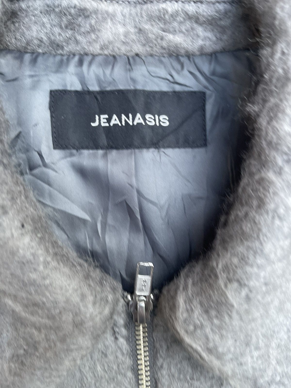 Issey Miyake Japanese Jeanasis Brushed Texture Zip-Up Jacket Size US L / EU 52-54 / 3 - 3 Thumbnail
