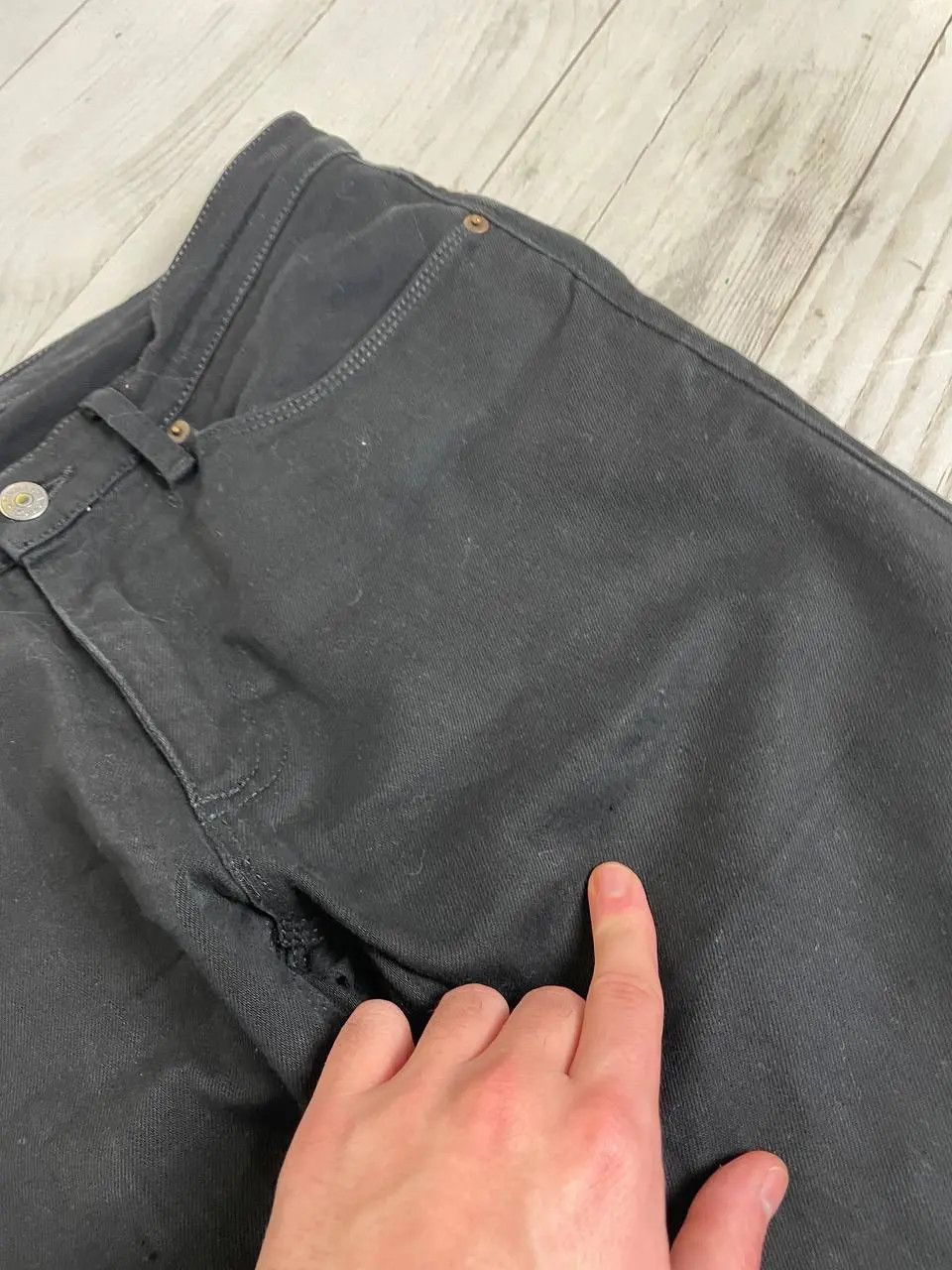 Acne Studios Acne Studios Max Stay Black Denim Jeans Size US 33 - 16 Thumbnail