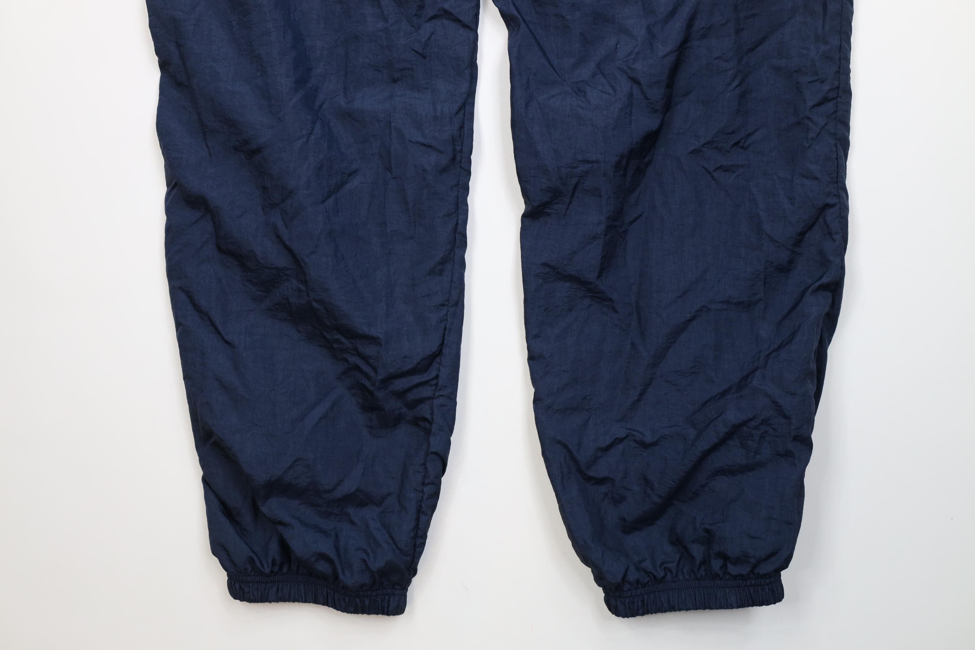 Vintage Vintage 90s Streetwear Lined Windbreaker Joggers Pants Blue Size US 36 / EU 52 - 12 Thumbnail