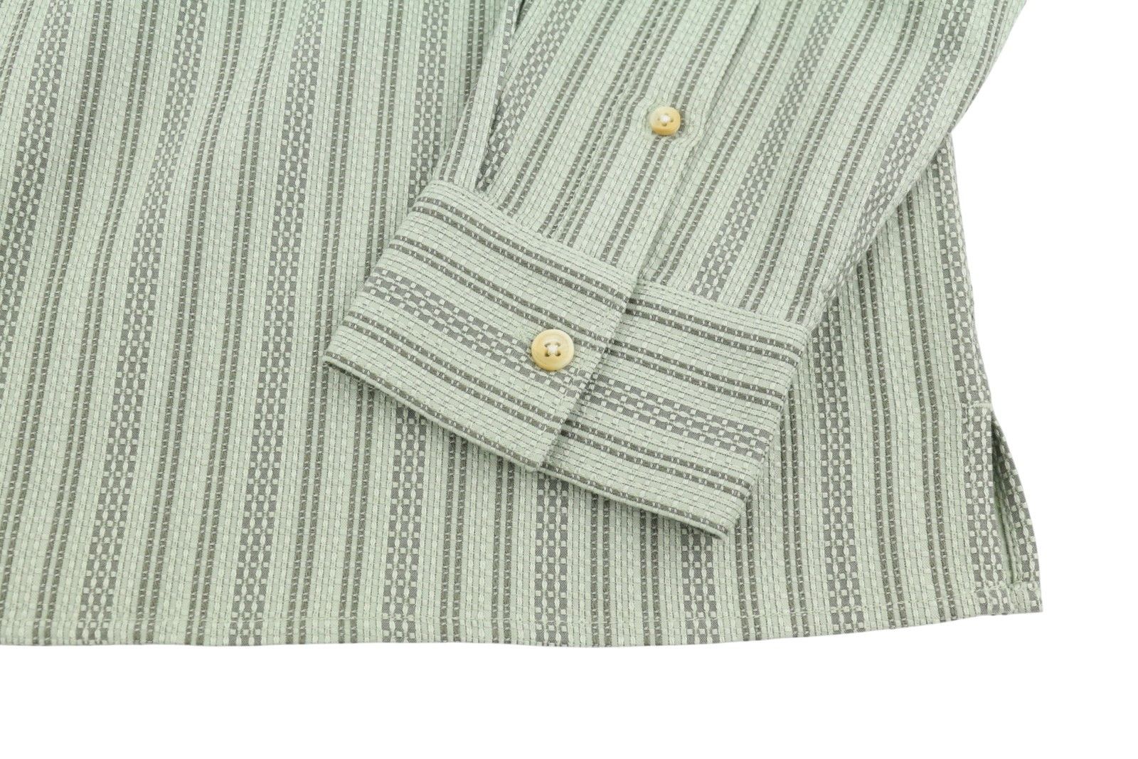 Scotch & Soda L Green Pinstriped Patch Pocket Shirt 88541 Size US L / EU 52-54 / 3 - 5 Thumbnail